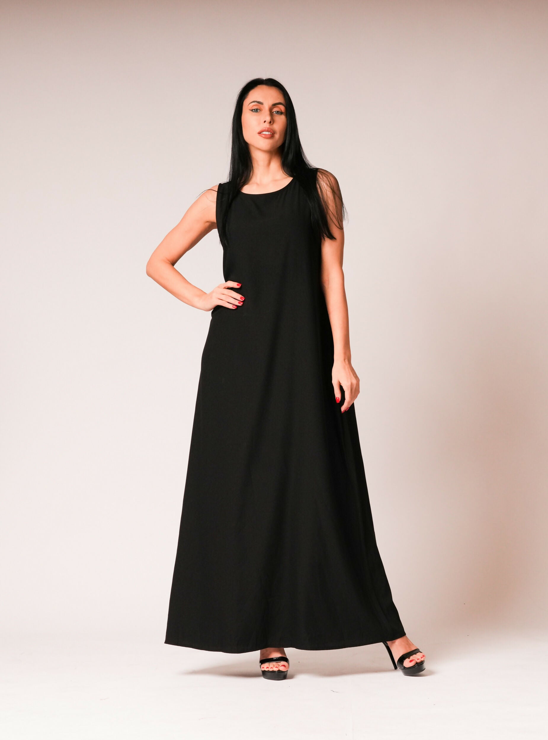 ELT Women Abaya Black Dress Elegant Comfortable 9515 Model