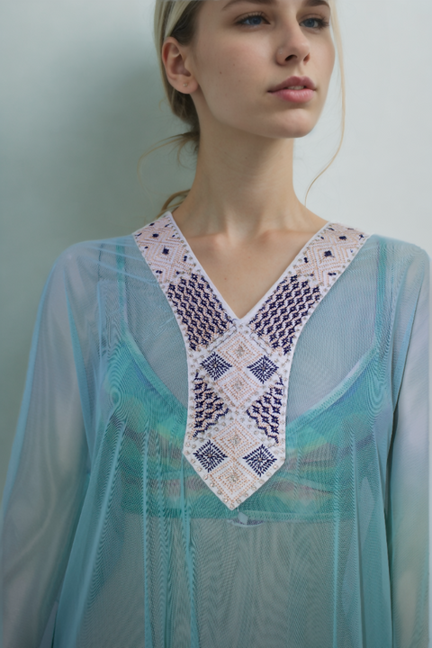 Turquoise Kaftan