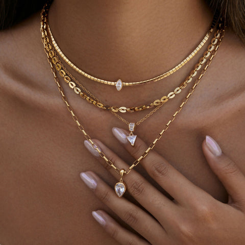 The Vertical Marquise Choker