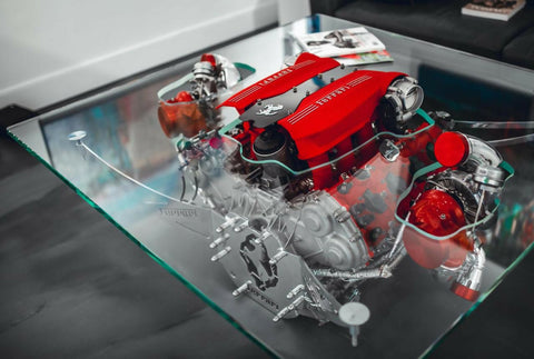 Ferrari 488 Challenge Coffee engine table