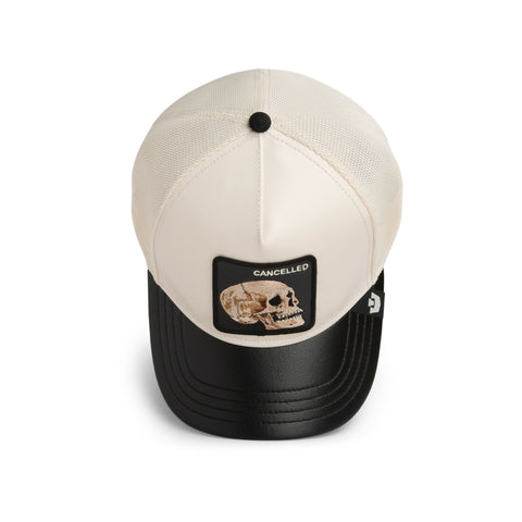 Goorin Bros. Faux Leather Skull Trucker Cap