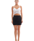 Overlay Skirt Black