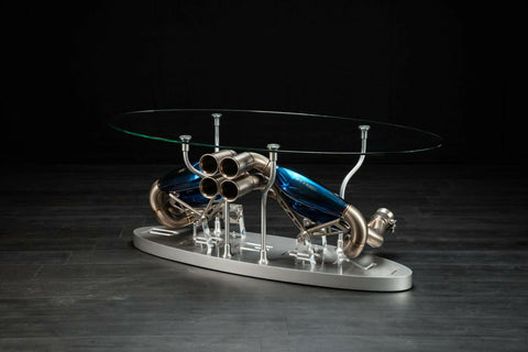 Pagani Huayra Titanium Exhaust Coffee Table – Functional Automotive Art