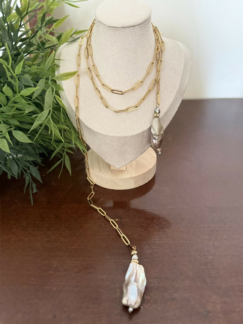 Convertible Baroque Pearl Chain
