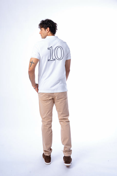FRANCE POLO WHITE