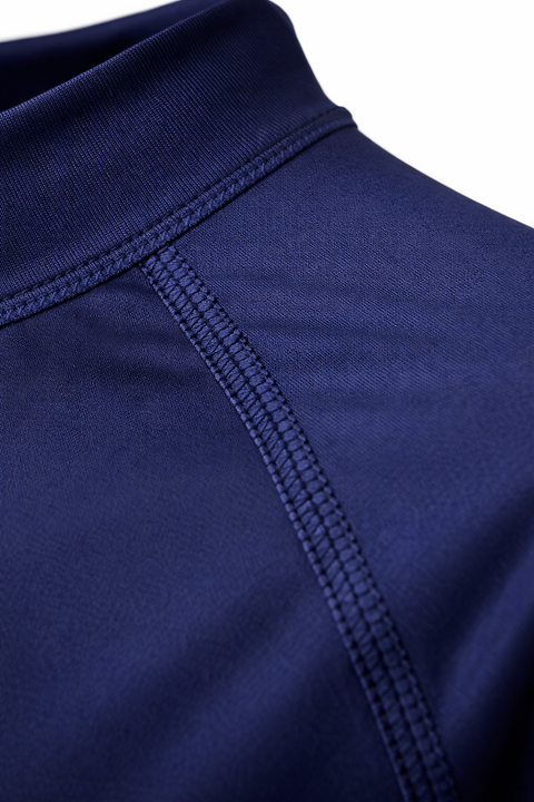 Navy Core Men Rashguard Shorts Sleeve