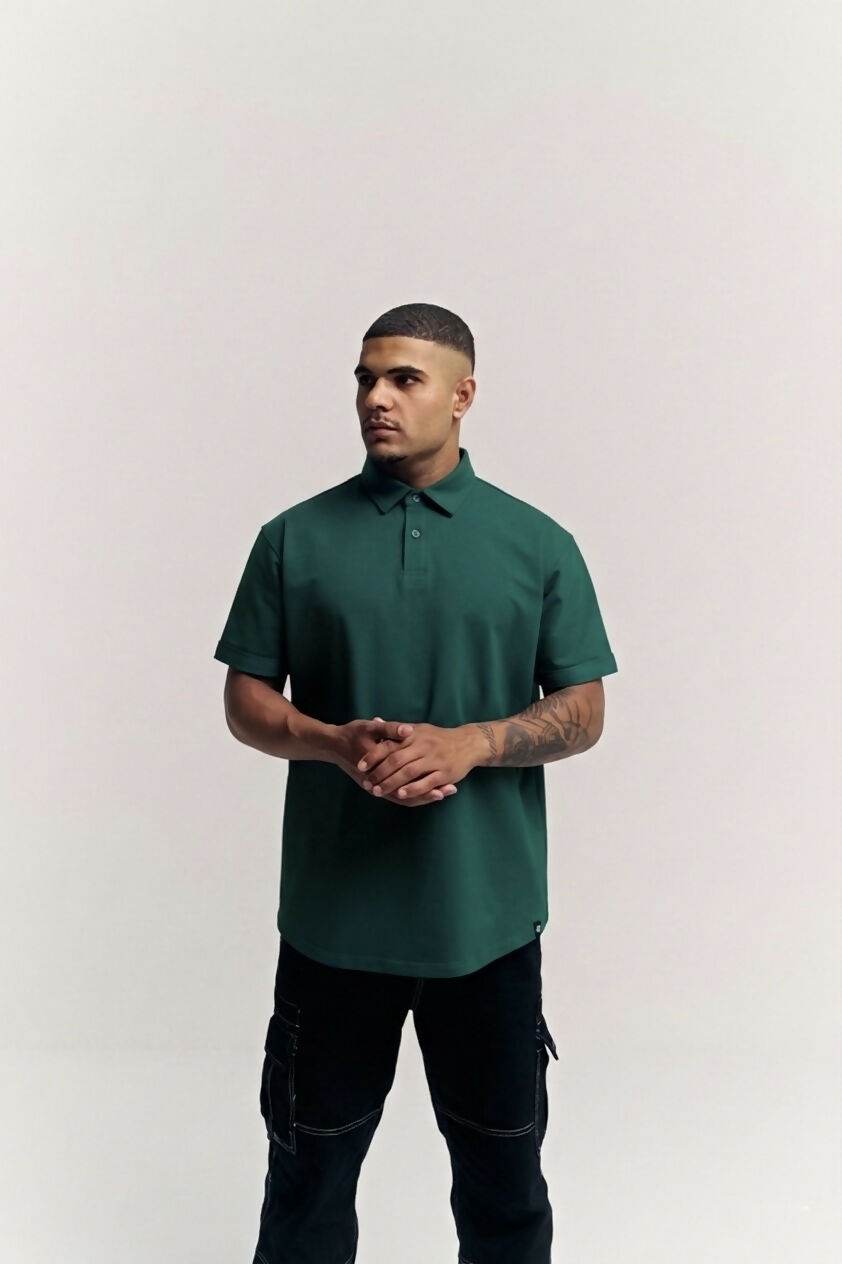 Eternal Relaxed Fit Polo Royal Green