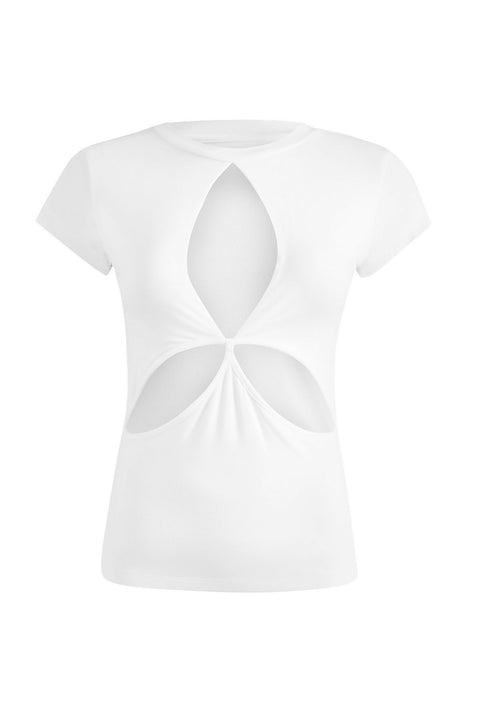 Cutout Detailed Tshirt