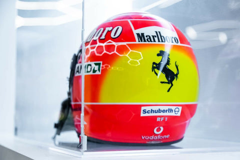 Michael Schumacher 2003 Official Replica Helmet with Extra Visor (signed)