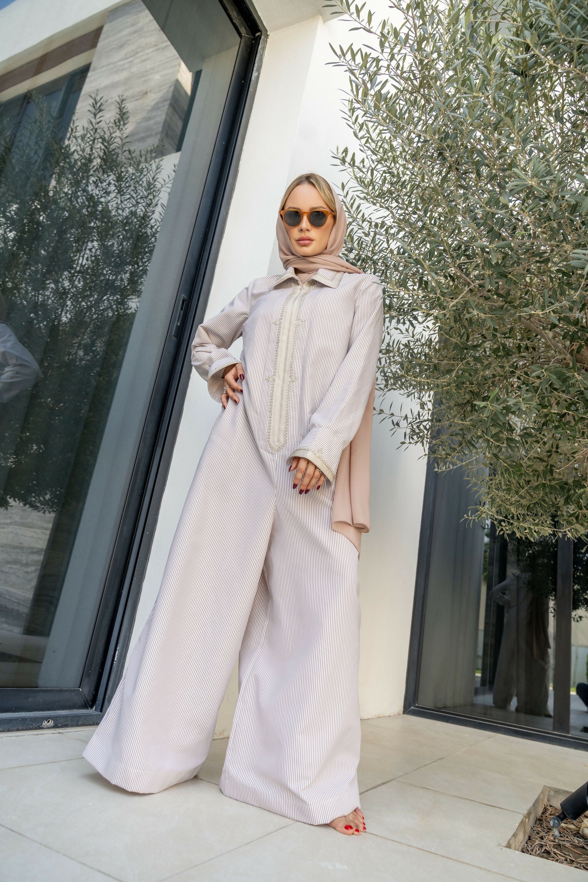 AYA BEIGE-WHITE
