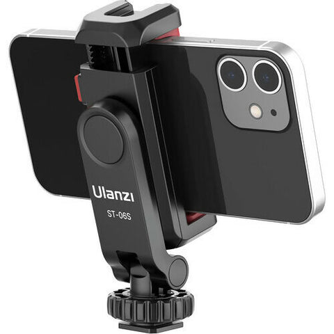 ULANZI ST-06S CAMERA HOT SHOE PHONE HOLDER FLEXIBLE PHONE TRIPOD