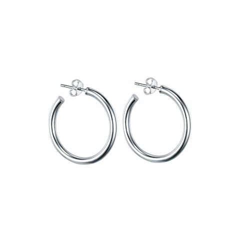 Hula hoop earrings 3 cm