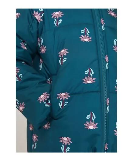 Sad Flower Print Coat