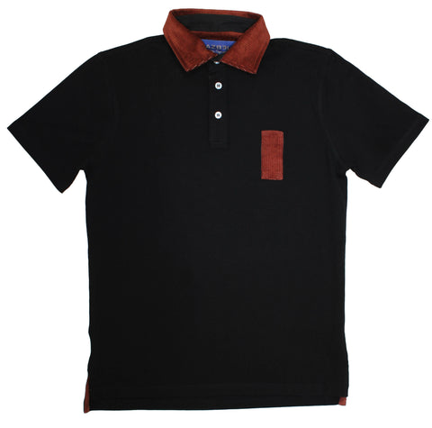 Textura Unius Noir Polo