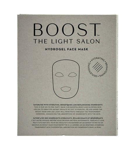 The Light Salon Boost - Hydrogel Face Mask - 3 Pack