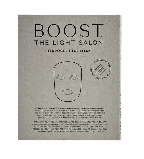 The Light Salon Boost - قناع الوجه هيدروجيل - 3 عبوات 