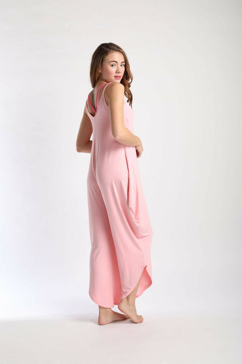 Pink Long Romper1