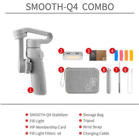 ZHIYUN SMOOTH-Q4 كومبو مثبت انحراف للهواتف الذكية