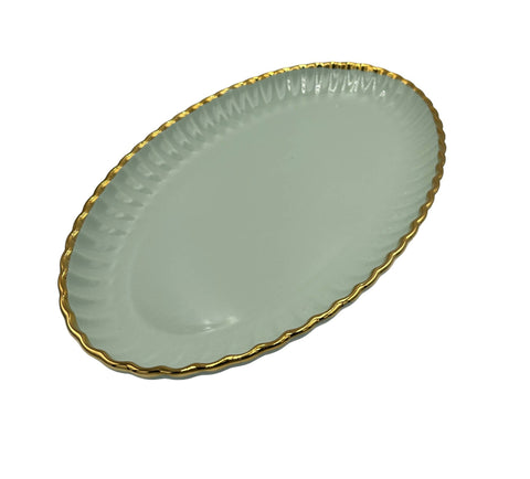 Nil Oval Ceramic Plate