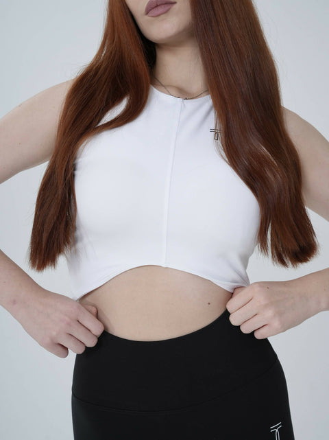 Fitted Curve Crop Tank