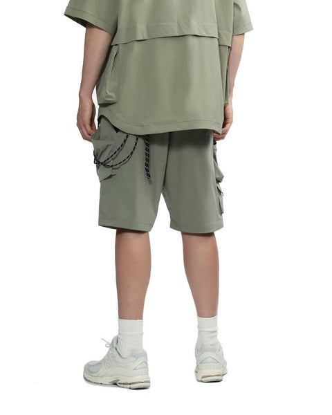 Utility Shorts in Khaki