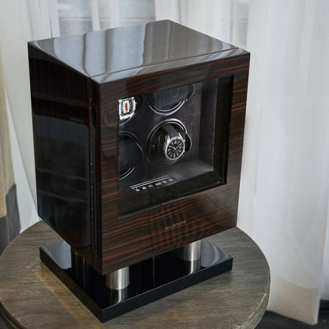 Enigma 4 Fingerprint Ebony – Watch Winder