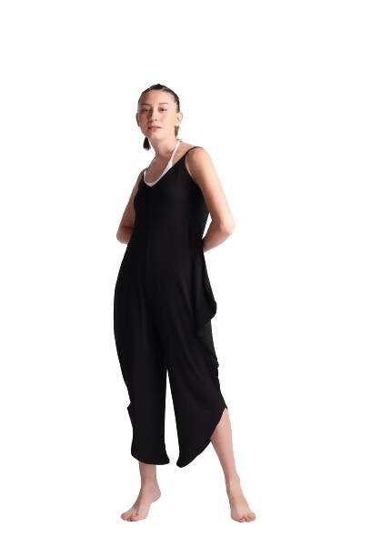 Flexi Long Romper in Black - Free Size