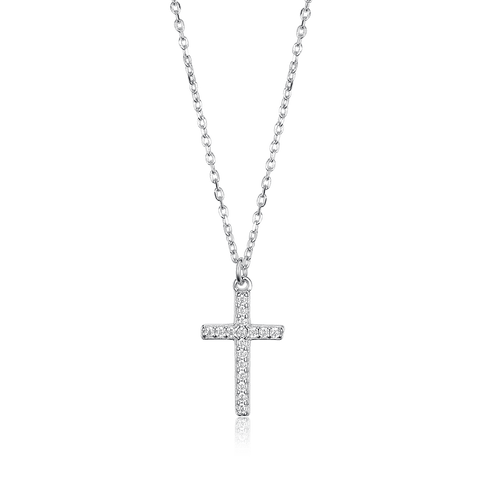 Necklace with middle cross