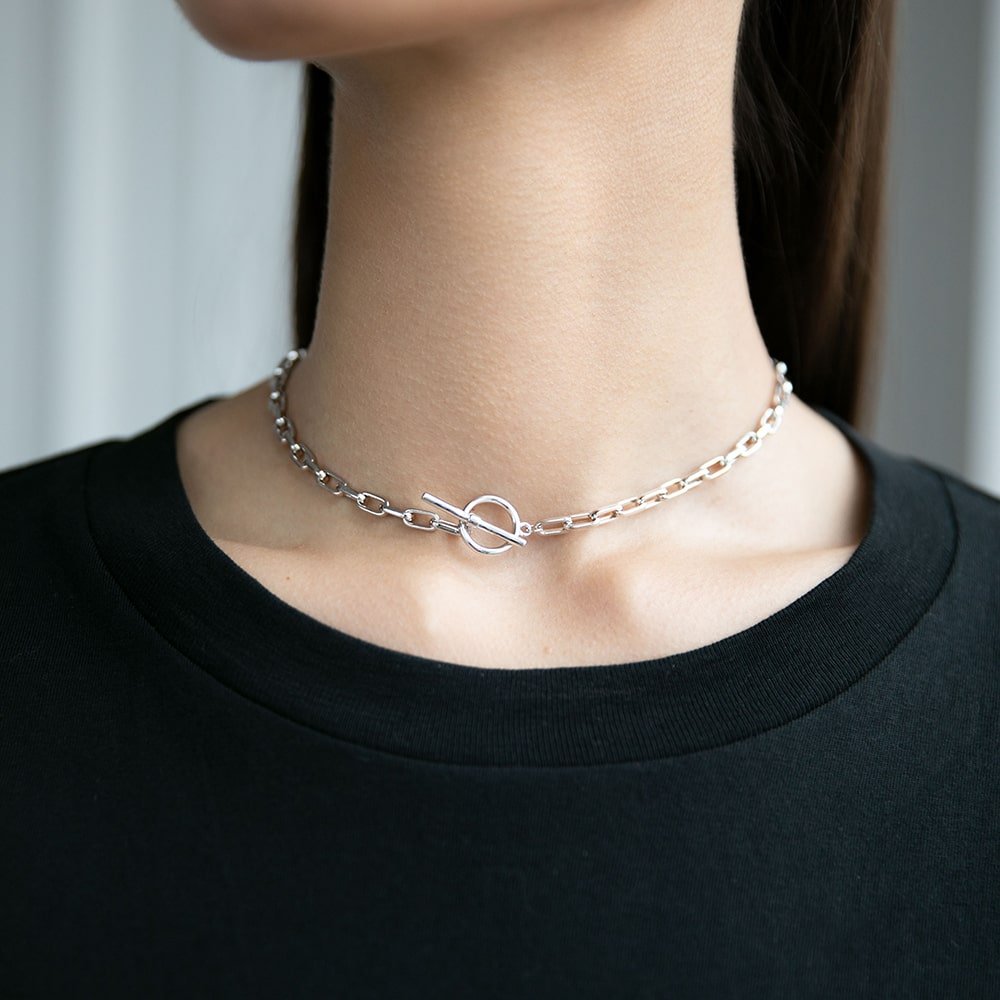 Chain with decorative lock 37 cm – LINK