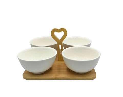 Ahsap Ceramic Bowl Set