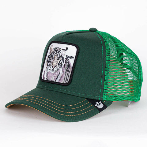 The Silver Tiger Trucker Hat Green