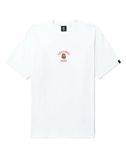 Keep Your Fgxx White T-shirt in Cotton Jersey