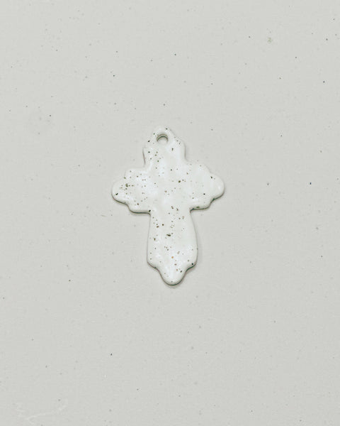 Porcelain Cross Pendant