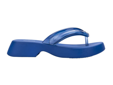 Melissa Air Bubble Flip Flop Double Ad Blue