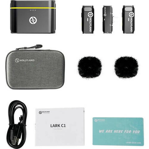 HOLLYLAND LARK C1 DUO ANDROID WIRELESS MICROPHONE SYSTEM (2TX + 1RX)