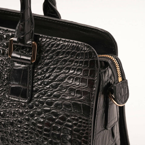 100% Crocodile Leather Handbag