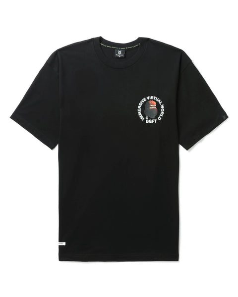 Big Foot Black T-shirt in Cotton Jersey