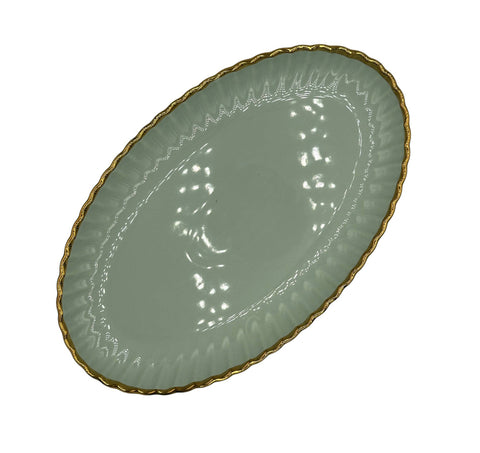 Nil Oval Ceramic Plate