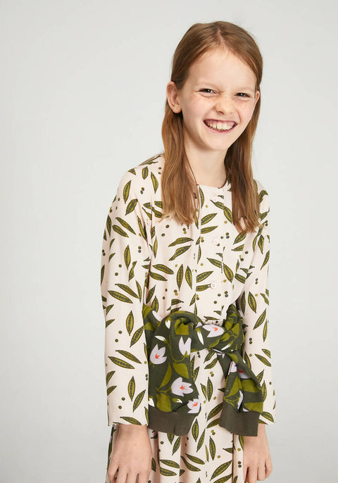 Peas Print Dress