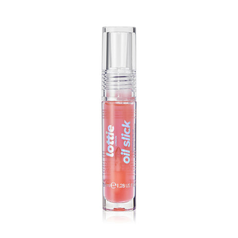 Lottie London Oil Slick - Peachy Cheeks - Lip Oil 3.8ml