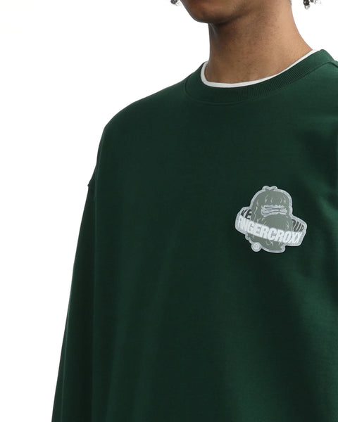 Big Foot Logo Sweatshirt in Cotton French Terry