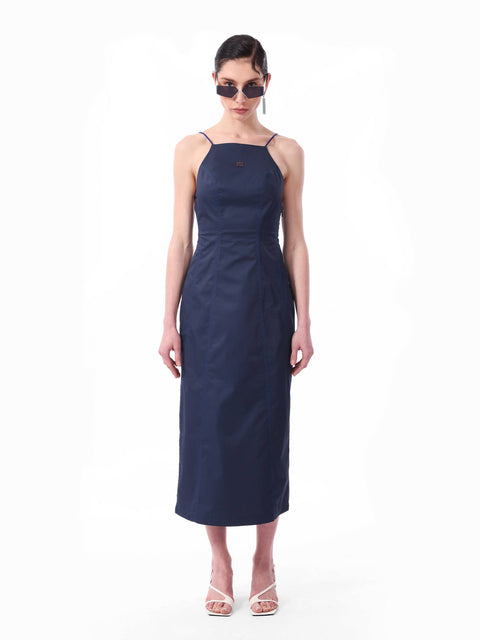 Strappy Organic Cotton Maxi Dress