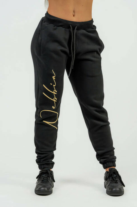 Nebbia Women’s High-waist Joggers Intense Signature Gold