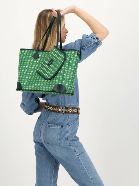 Overflow Tote Bag - Eden Green