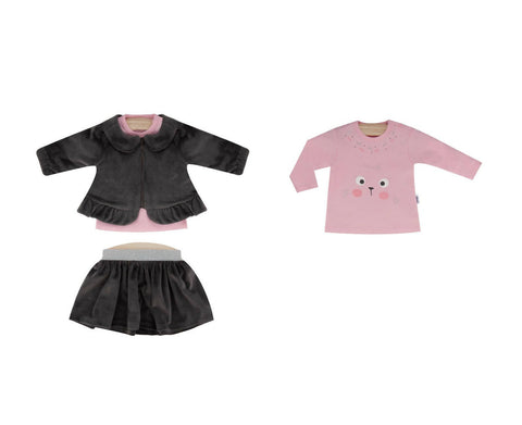 Mini Bunny Velour Set