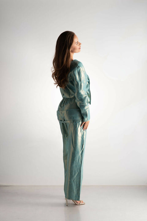 Rosché Luxe Glow Linen Trousers