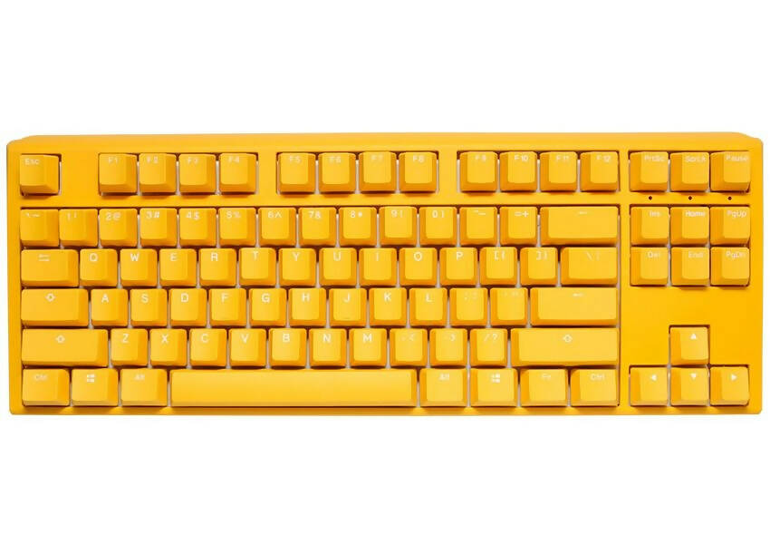 Ducky One 3 Yellow Ducky Mini 60% Cherry Blue Key Gaming Keyboard – LINK