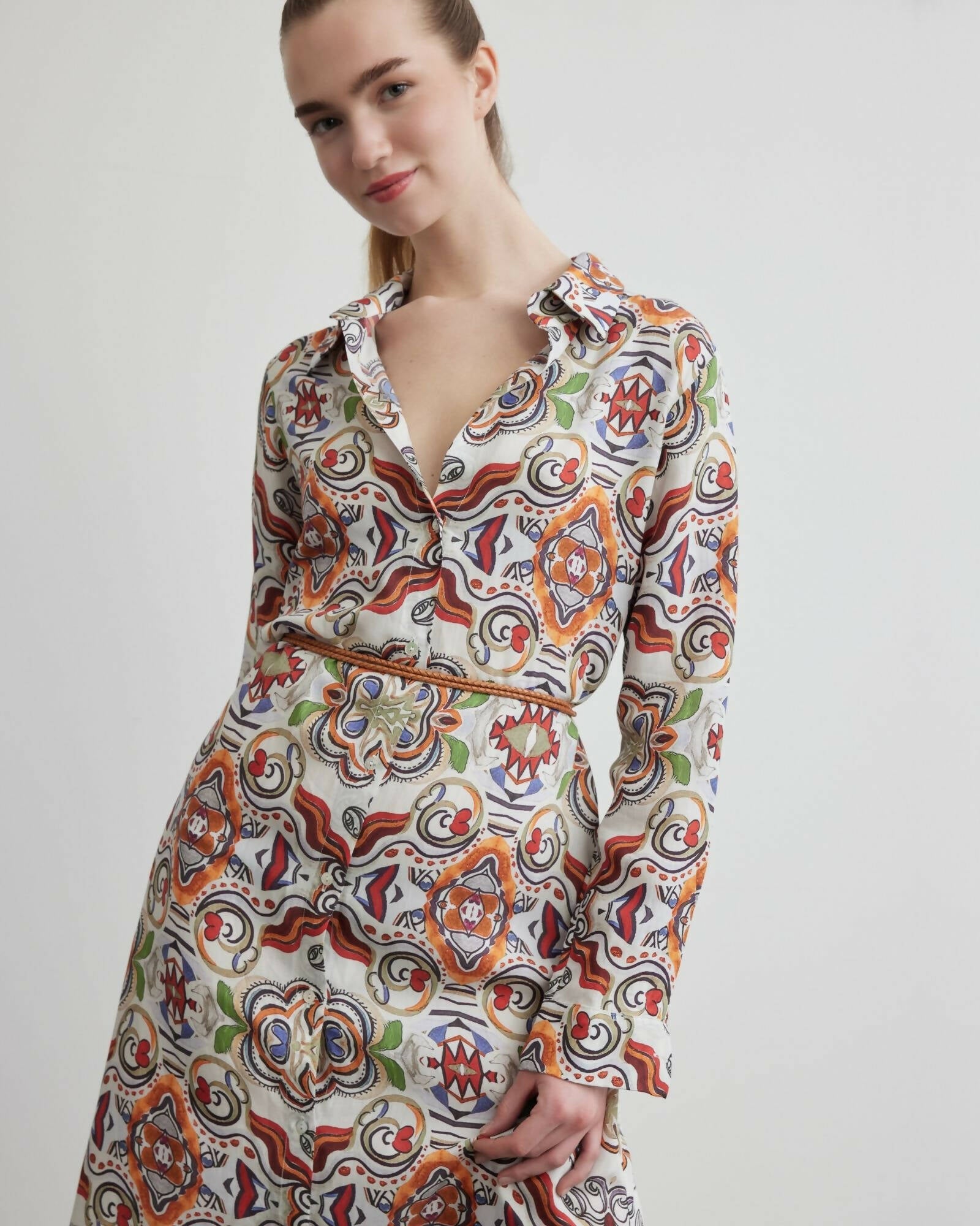 LADY FAITH Judge Collar Long Dress (Goddess of Earth)