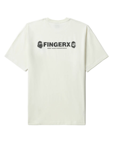 Big Foot Logo Ivory T-shirt in Cotton Jersey