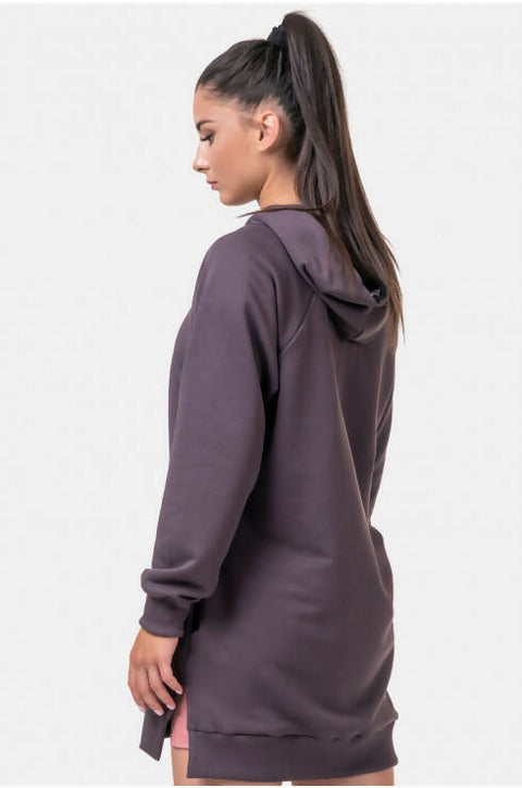 Nebbia Women's Everyday Hero Long Sweatshirt With A Hoodie